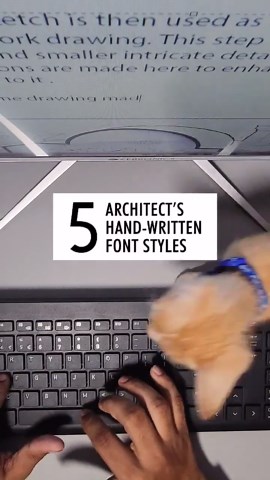 Architect’s Handwritten Font Styles — Creative Typography Inspiration