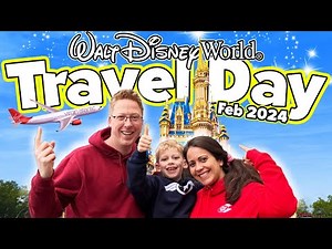 WALT DISNEY WORLD TRAVEL DAY ✈️ ORLANDO FLORIDA 🇺🇸 FEB 2024