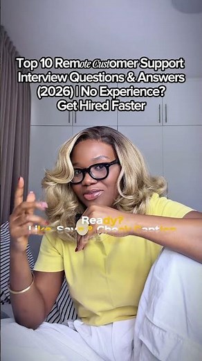 Top 10 Remote Customer Support Interview Questions & Answers (2026) | No Experience?