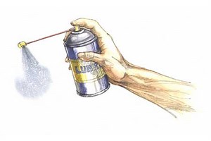 Unclogging Spray Paint Nozzles
