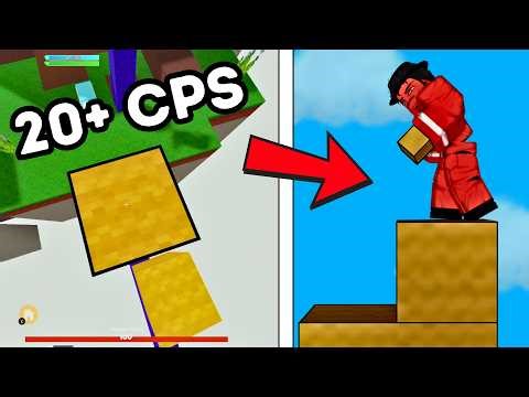How To BUILD FAST With NO AUTOCLICK/MACRO! (Roblox Bedwars)