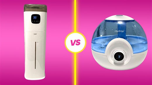 Watch Humidifiers Compared - KZF vs. Raydrop Crescent on Amazon Live
