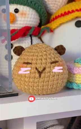 Adorable capybara chibi tutorial, step by step for beginners