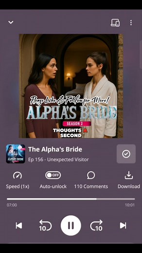 The Alpha's Bride Episode 156: Unexpected Visitor #thealphasbride #listentothestory #fypageシ #storytelling #fyp #listen #bookstory #story | Listen to the Story