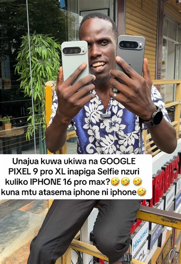 Comment chini apo kati ya pixel 9 pro XL na iphone 16 pro max katika upigaji wa selfie ipi ni bora zaidi acha ushabiki?🤣 📍☎️📞0626412146. 📍📌Kariakoo mtaa wa likoma na masasi