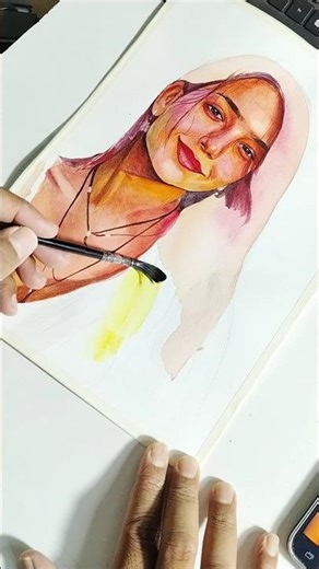 Beauty Of Watercolor - calming strokes #painting #beauty #viralvideo
