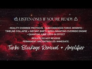 ⟢ 𖤓 5-Min Silent Subliminal | Blockage Removal + Amplifier | Turbo Booster for ANY Subliminal