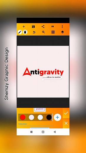 Watch how I design this logo using PixelLab follow for more | Shemzy Graphic design