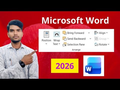 Microsoft Word Layout Tab – Arrange Option Full Tutorial in Hindi | Step by Step Guide