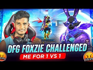DFG FOXZIE CHALLENGED ME FOR 1 V 1😱I DEFEATED FOXZIE 0/5🥵‪@DhanushFFGamer‬ ‪@DhanushPlayz‬ #dfg