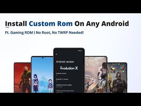 🔥 Install Custom ROM on Any Android Phone Ft. Gaming ROM | No Root, No TWRP