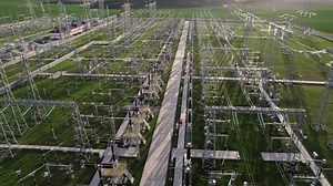 High Voltage Electrical Substation View Flying 库存影片视频（100% 免版税）1090252789 | Shutterstock