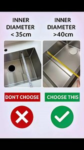 5.4K views · 12 reactions | Choosing a kitchen sink? 什 Here are 9 must-haves & 9 mistakes to avoid! ❌✅ Save this reel before you shop!  Share it with anyone renovating!  #KitchenTips #SmartChoices #HomeImprovement #SinkSelection #ReelGuide | Decoration Courses | Facebook
