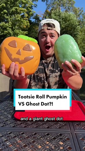 Tootsie Roll Pumpkin VS Ghost Dot?!
