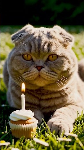 This grumpy cat's birthday party... 😑🎂 #cat