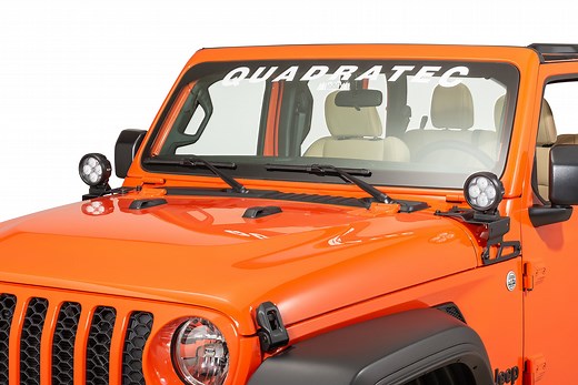 Mopar 82215427AB A-Pillar Light Brackets for 18-24 Jeep Wrangler JL & Gladiator JT