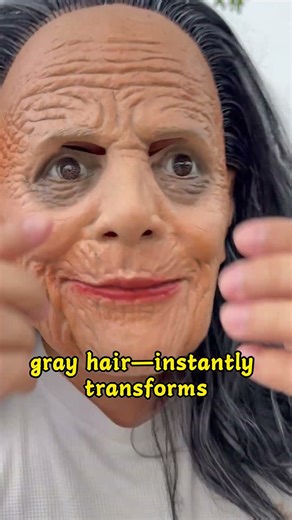 Instantly Become a "Kind" Grandma? Realistic Old Woman Latex Mask Unboxing #funny