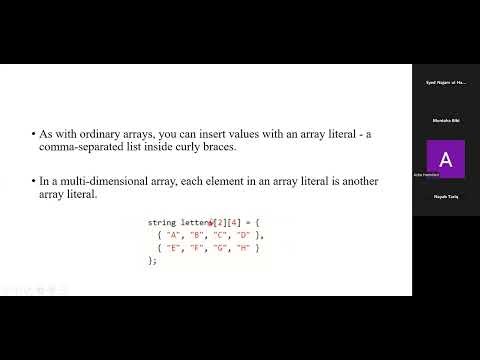 Multidimensional Arrays in C++