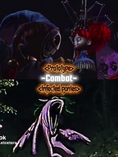 Prototype (Poppy playtime) VS infected ponies (Divine Swamp Fever)