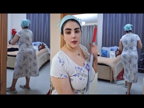 فتاة عربية تنظف منزلها | روتين يومي وترتيب البيت #روتين_يومي_جديد