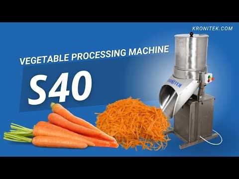 Carrot Grating Machine S40 – 3 mm Disc 🥕