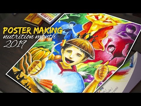 POSTER MAKING NUTRITION MONTH 2019