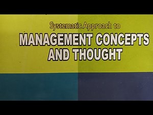 Management Concepts & Thought - Exam Oriented Revision Class using University Question Papers.