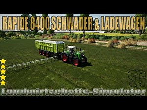 LS19 Modvorstellung - RAPIDE 8400 WINDROWER & LOADING WAGON V1.0 - Ls19 Mods