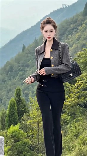 new Shop Knitted Sweater, Autumn and Winter Color Block Long Sleeve Tassel #knitsweater