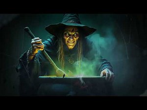 Bewitched Cauldron Chaos! Frantic Witch Brews Her Potion | Halloween Window Projection