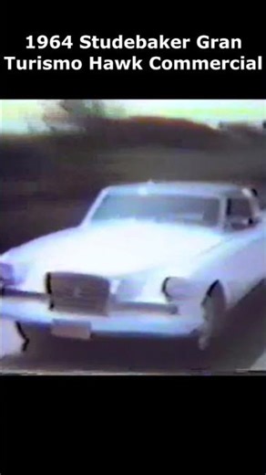 1964 Studebaker Gran Turismo Hawk Commercial #studebaker #GTHawk #GT #Hawk #publicite #commercial