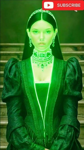 AI Princess Transformation ✨💚 . #MagicAI #AIArt