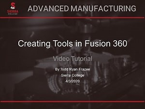Creating Milling Tools in Fusion 360 Tutorial