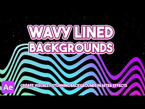 Create Wavy Lines in After Effects in less than 5 minutes! EASY
