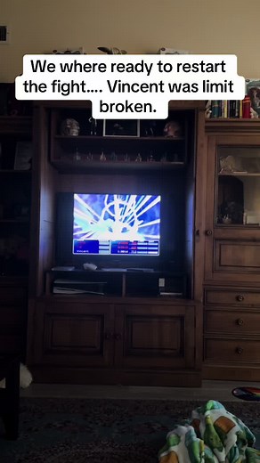 So @Adrian Tepes My wife beat #finalfantasy7 that last boss fight. It was something. Vincent was in Chaos mode. Cid and cloud where dead. Im glad I recorded it #ff7 #finalfantasy #videogame #sephiroth #squareenix