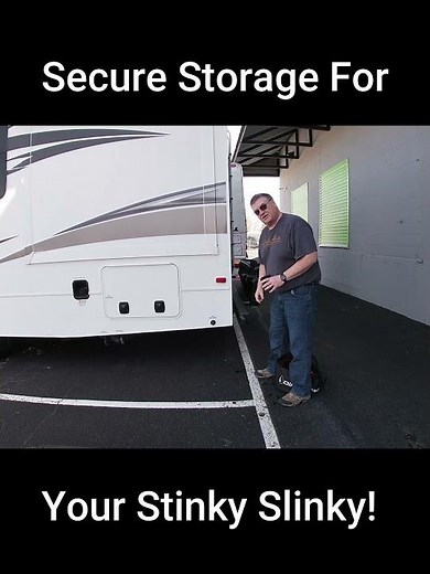RV Sewer Hose Storage Hack!