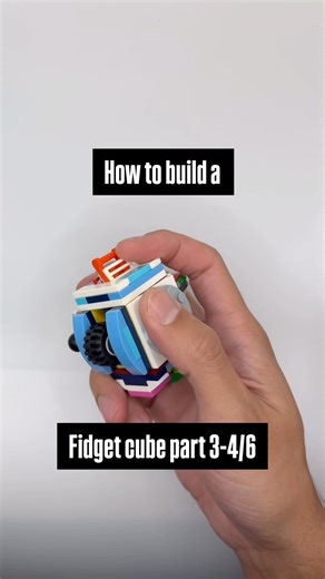 Part 3 🙌🏽 Almost done with this Lego fidget cube 👀 #lego #legoshorts #shortsvideo