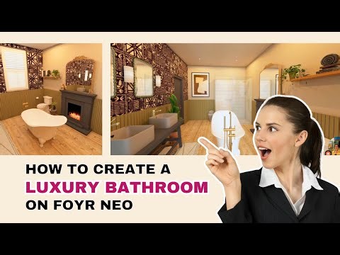 How to design a LUXURY BATHROOM from Start to Finish! | Step-by-step TUTORIAL | Foyr Neo