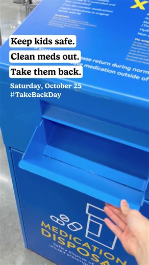 Saturday, Oct 25, is Take Back Day!