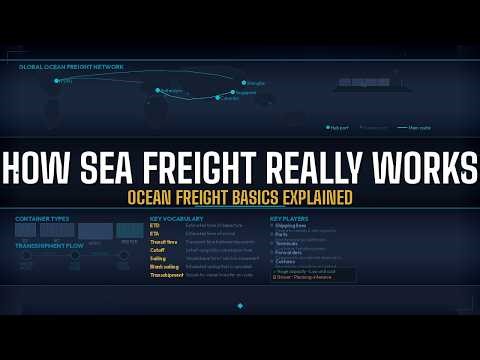 Ocean Freight Basics Explained — How Global Sea Shipping Actually Works