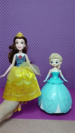 Super cute Disney Frozen Elsa and Belle