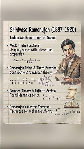 The Genius of Srinivasa Ramanujan | Indian Mathematician #mathematician