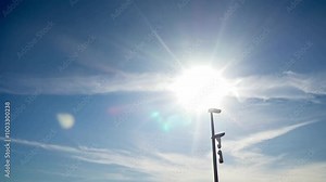 Pan Shot Technique: Capturing Rising Temperatures from Sun to Thermometer or Effective Pan Shots: Documenting Temperature Changes from Sun to Thermometer