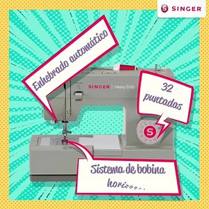 2.4K views · 202 reactions | La nueva Heavy Duty 4452 tiene un poderoso motor para coser a mayor velocidad. ¿Qué maravillas realizarías con ella? | Singer México | Facebook
