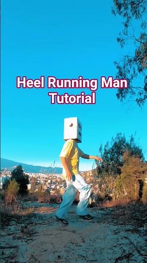 Heel Running Man Tutorial #shuffledance #tutorial #shorts