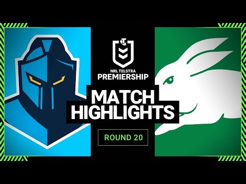 Gold Coast Titans v South Sydney Rabbitohs | Match Highlights | Round 20, 2013 | NRL