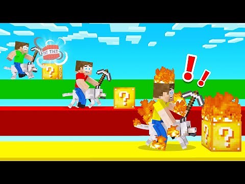 FUNNIEST DOG LUCKY BLOCK RACE In Minecraft!