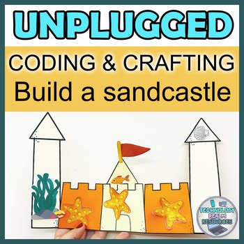 Build a sandcastle | Unplugged coding and crafting | 5 tasks & vocabulary