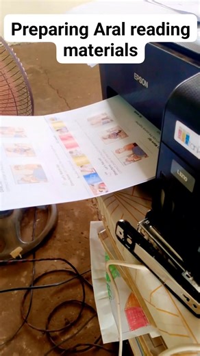Preparing reading materials for aral reading class #fblifestyletyle #aralreadingprogram #ARALProgram | Maam Jeanet