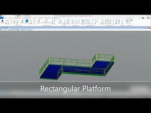 How to create a Rectangular Platform | ProSteel CONNECT Edition